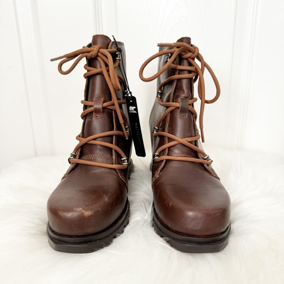 NEW SOREL JOAN OF ARCTIC WEDGE III LACE BOOT SIZE 6.5 - Picture 2 of 16